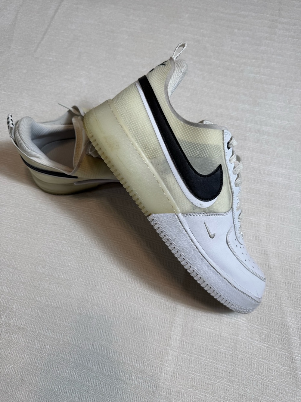 Authentic Nike Air Force 1
React in the classic 'White Black' colorway